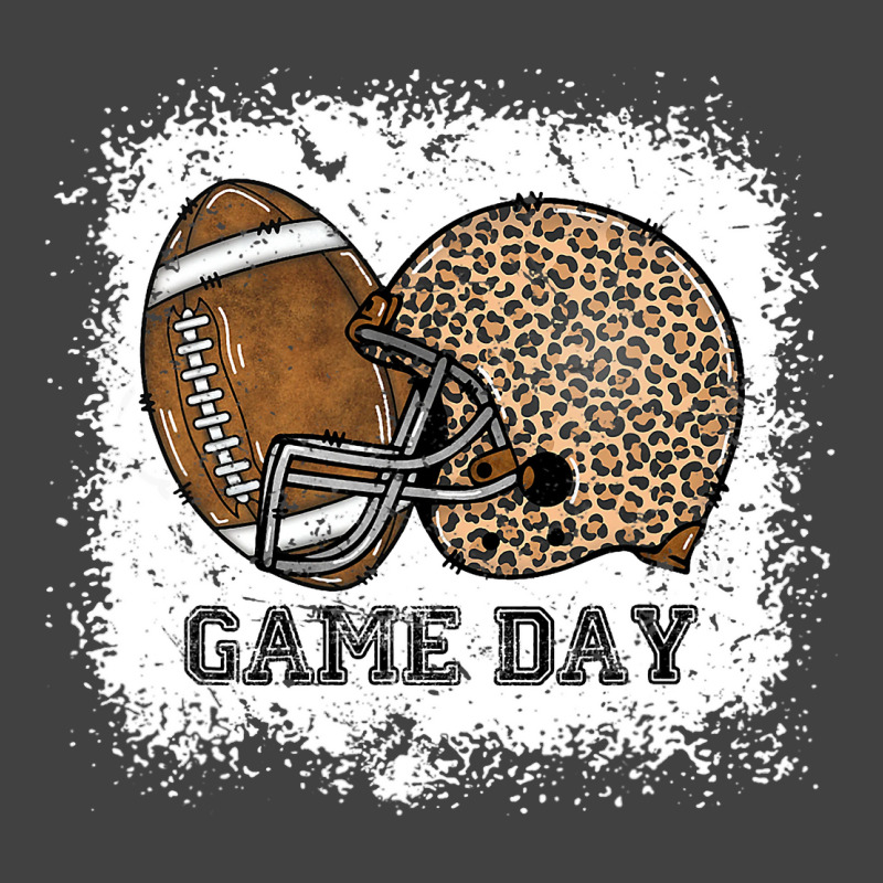 Bleached Game Day Leopard Football Helmet Sport Mom Girls  Copy Vintage T-shirt | Artistshot