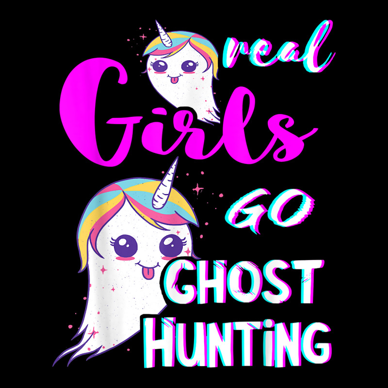 Real Girls Go Ghost Hunting Paranormal Unicorn Ghost Hunter Zipper Hoodie | Artistshot