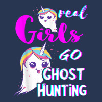 Real Girls Go Ghost Hunting Paranormal Unicorn Ghost Hunter Men Denim Jacket | Artistshot