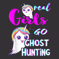 Real Girls Go Ghost Hunting Paranormal Unicorn Ghost Hunter Vintage Short | Artistshot