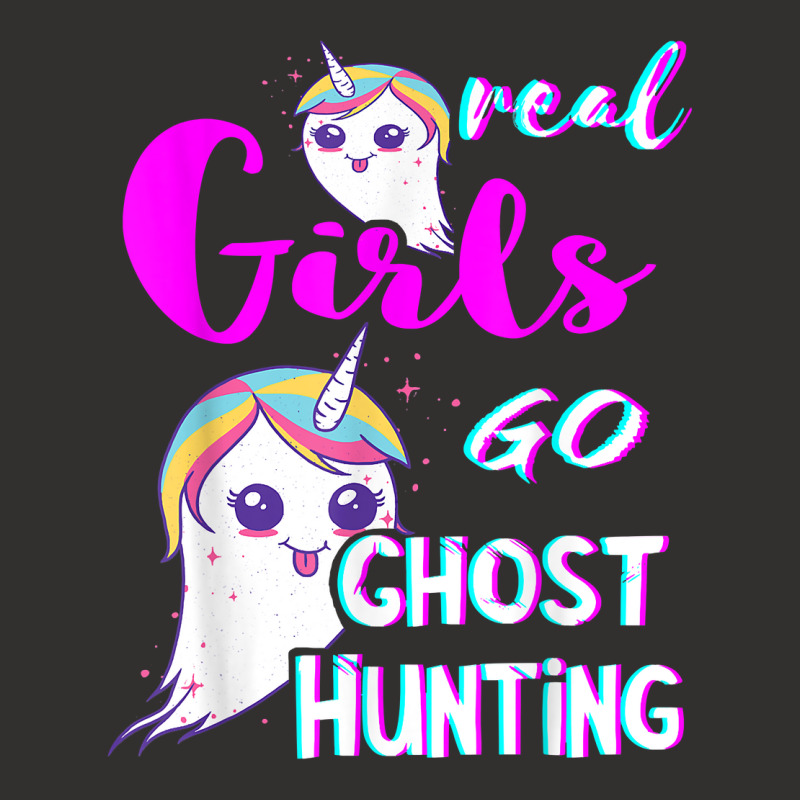 Real Girls Go Ghost Hunting Paranormal Unicorn Ghost Hunter Champion Hoodie | Artistshot