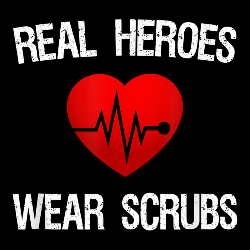 Real Heroes Wear Scrub, Nurse Appreciation, Thank You Gift Pocket T-shirt | Artistshot