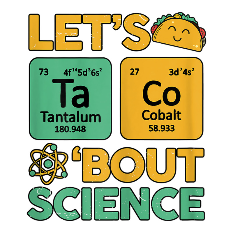 Womens Teacher Shirt Let's Taco Bout Science Cute Chemistry Physics Sticker | Artistshot