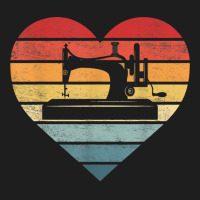 Seamstress Dressmaker Gifts Retro Sunset Sew Machine Sewing Classic T-shirt | Artistshot