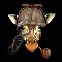 Detective Giraffe Spy Inspector Investigator Giraffe Lover Zipper Hoodie | Artistshot