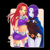 Starfire And Raven Women's V-neck T-shirt | Artistshot