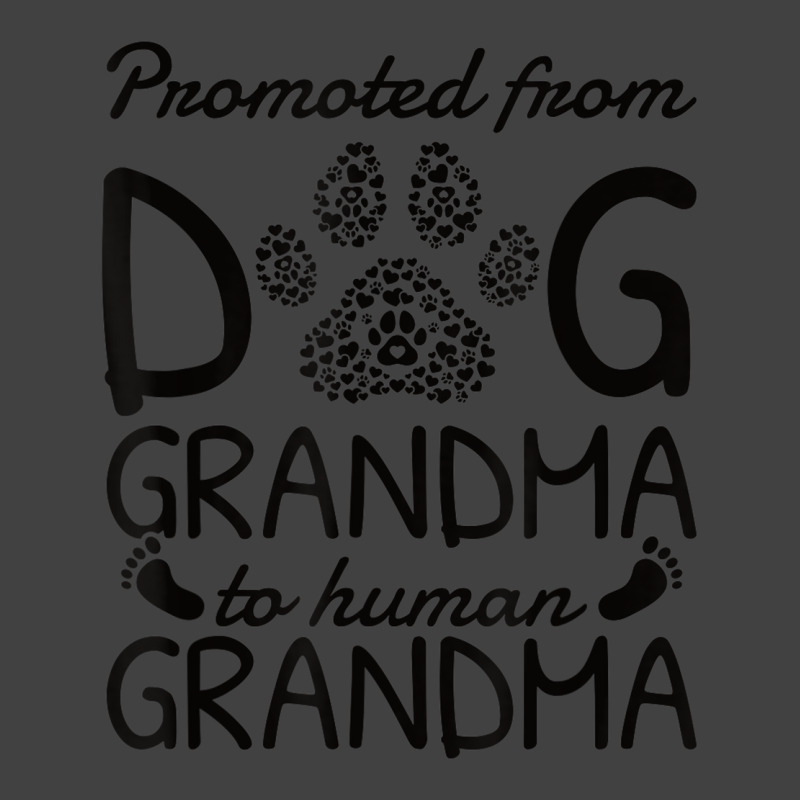 Baby Announcement Promoted From Dog Grandma To Human Grandma Vintage T-shirt | Artistshot