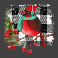 Red Cardinal Bird Winter Christmas Bird Lover Birdwatching Vintage T-shirt | Artistshot