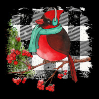 Red Cardinal Bird Winter Christmas Bird Lover Birdwatching Fleece Short | Artistshot