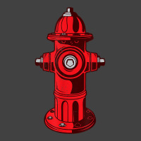 Red Graphic Fire Hydrant Firefighter Work Tee Vintage T-shirt | Artistshot