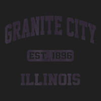 Granite City Illinois Il Vintage State Athletic Style Drawstring Bags | Artistshot