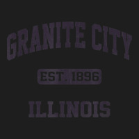 Granite City Illinois Il Vintage State Athletic Style Classic T-shirt | Artistshot