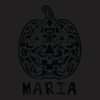 Maria Halloween Sugar Skull Design T-shirt | Artistshot