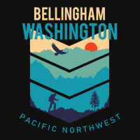 Bellingham Washington Native Hometown Pacific Northwest Landscape Canvas Print | Artistshot