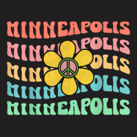 Minneapolis A Minnesota Retro Groovy T-shirt | Artistshot