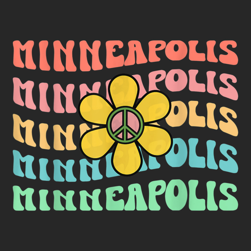 Minneapolis A Minnesota Retro Groovy Men's T-shirt Pajama Set | Artistshot