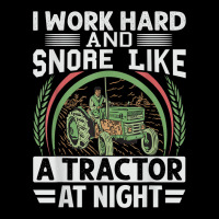 I Work Hard And Snore Like A Tractor At Night   Funny Farmer V-neck Tee | Artistshot