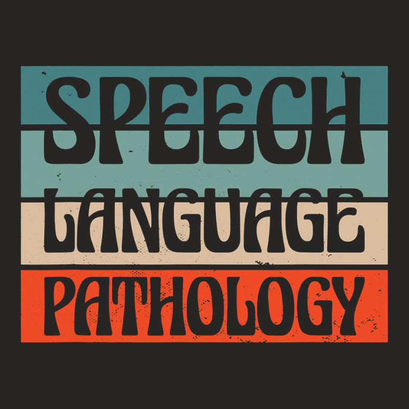 Speech Language Pathology, Language Pathologist Therapy Ladies Fitted T-Shirt by trokeryth | Artistshot