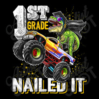 1st Grade Nailed It Dinosaur Monster Truck Graduation Cap Long Sleeve Shirts | Artistshot