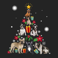 French Bulldog Christmas Tree Dog Xmas 3/4 Sleeve Shirt | Artistshot