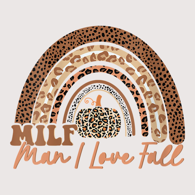 Womens Funny Women Men Autumn Seasons Lover Milf Man I Love Fall V Nec Pocket T-Shirt by cm-arts | Artistshot