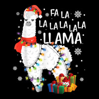 Fa La La Llama Funny Christmas Christmas Lllama Lover Zipper Hoodie | Artistshot