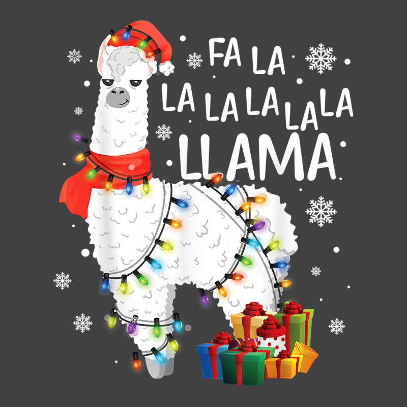 Fa La La Llama Funny Christmas Christmas Lllama Lover Vintage T-shirt | Artistshot