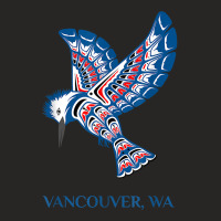 Vancouver Washington Native American Kingfisher Bird T Shirt Ladies Fitted T-shirt | Artistshot