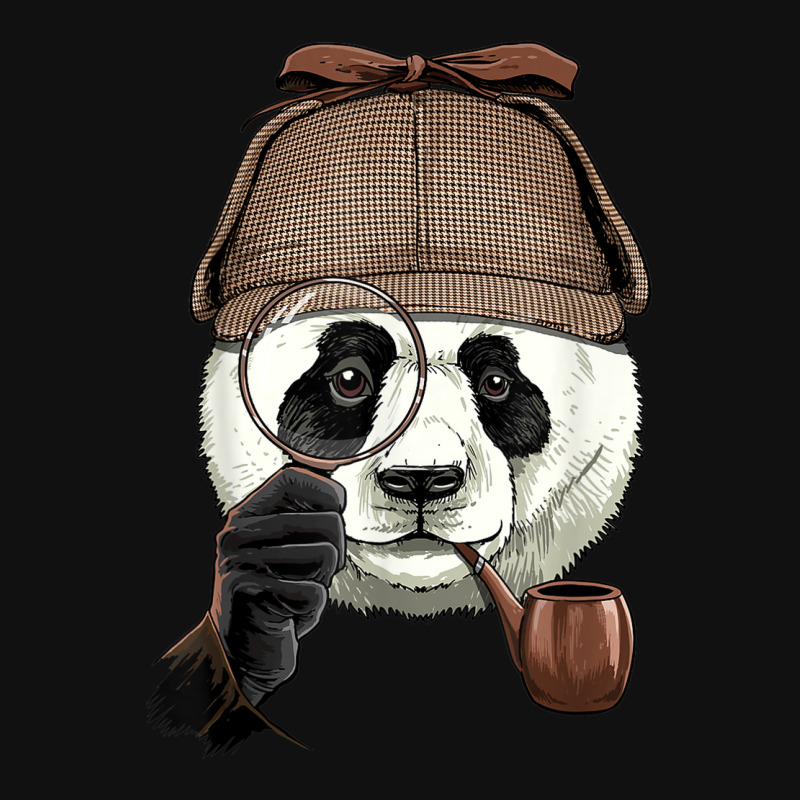 Detective Giant Panda Spy Investigator Wildlife Bear Lover Baby Beanies by Orchid | Artistshot