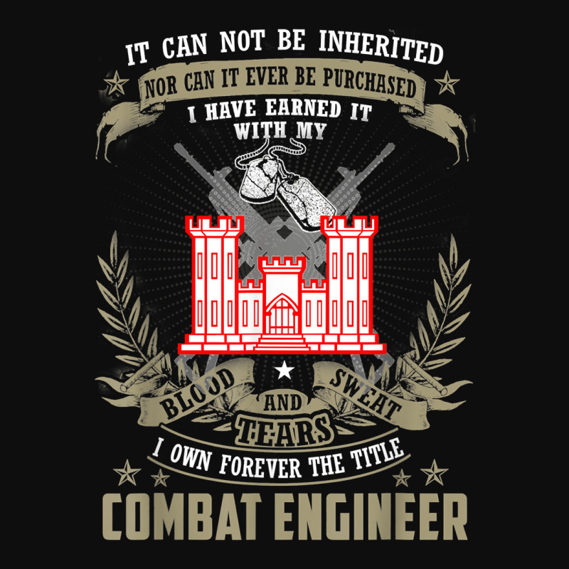 It Can Not Be Inherited Nor Purchased, Combat Engineer Crop Top by SantinoBrennan | Artistshot