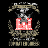 It Can Not Be Inherited Nor Purchased, Combat Engineer Cropped Hoodie | Artistshot