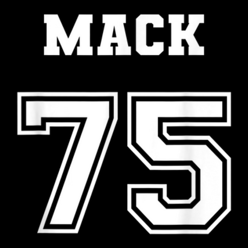 Jersey Style Mack Name Nickname 1975 75 Birthday Pocket T-Shirt by Complete | Artistshot