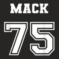 Jersey Style Mack Name Nickname 1975 75 Birthday Ladies Fitted T-shirt | Artistshot