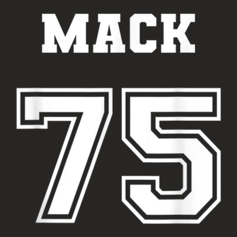 Jersey Style Mack Name Nickname 1975 75 Birthday Ladies Fitted T-Shirt by Complete | Artistshot