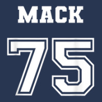 Jersey Style Mack Name Nickname 1975 75 Birthday Ladies Denim Jacket | Artistshot