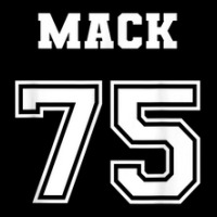 Jersey Style Mack Name Nickname 1975 75 Birthday Lightweight Hoodie | Artistshot