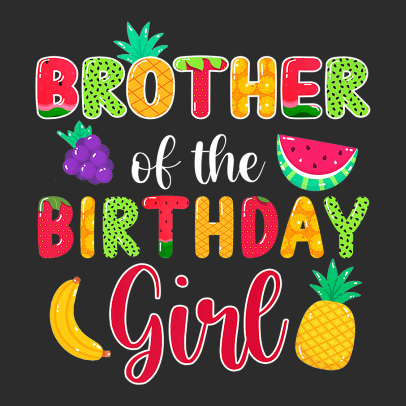 Brother Of The Birthday Girl Shirt Fruity Theme Mommy Party Premium Cropped Hoodie by nusudimazo | Artistshot