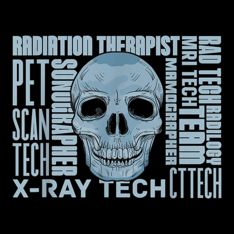 X Ray Tech Skull Skulls Technologist Radiology Technician Zipper Hoodie by Bewitch | Artistshot