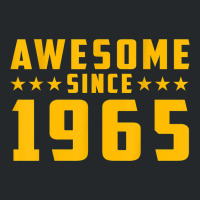 Awesome Since 1965 Birthday Crewneck Sweatshirt | Artistshot