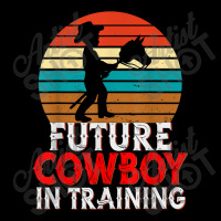 Future Cowboy In Training Rodeo Boy Wooden Horse Kids Pocket T-shirt | Artistshot