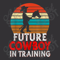 Future Cowboy In Training Rodeo Boy Wooden Horse Kids Vintage Hoodie | Artistshot