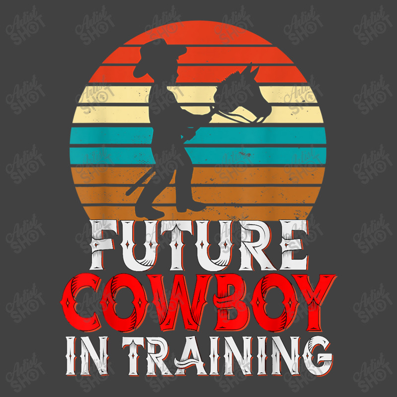 Future Cowboy In Training Rodeo Boy Wooden Horse Kids Vintage T-Shirt by ArtistShaniya | Artistshot