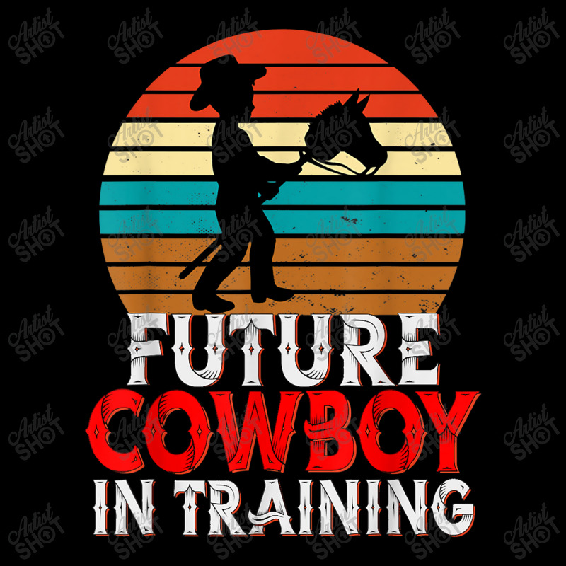 Future Cowboy In Training Rodeo Boy Wooden Horse Kids Unisex Jogger by ArtistShaniya | Artistshot