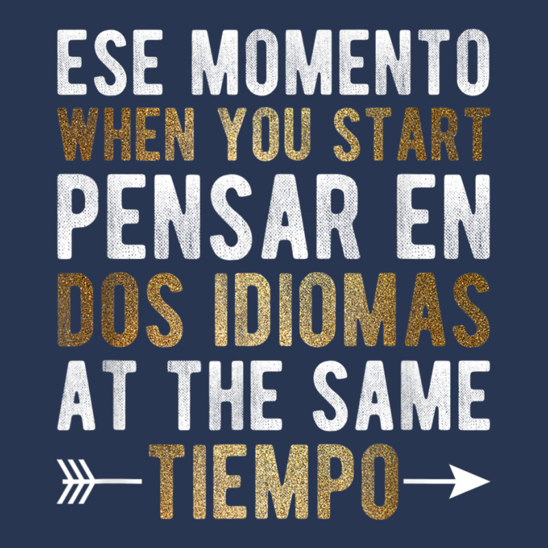 Ese Momento When You Start Pensar En Dos Idiomas Ladies Denim Jacket by nusudimazo | Artistshot