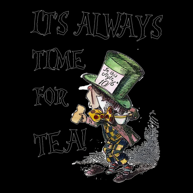 Always Time For Tea Mad Hatter Maternity Scoop Neck T-shirt by cm-arts | Artistshot