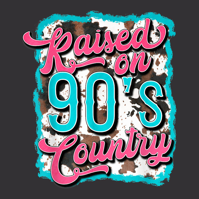 Raised On 90's Country Vintage Cow Look Vintage Short | Artistshot