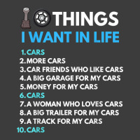 10 Things I Want In My Life Cars More Cars Funny Car Guy Men's Polo Shirt | Artistshot