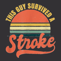 Stroke Survivor Design Vintage Retro Survived Guy Gift Vintage Hoodie And Short Set | Artistshot