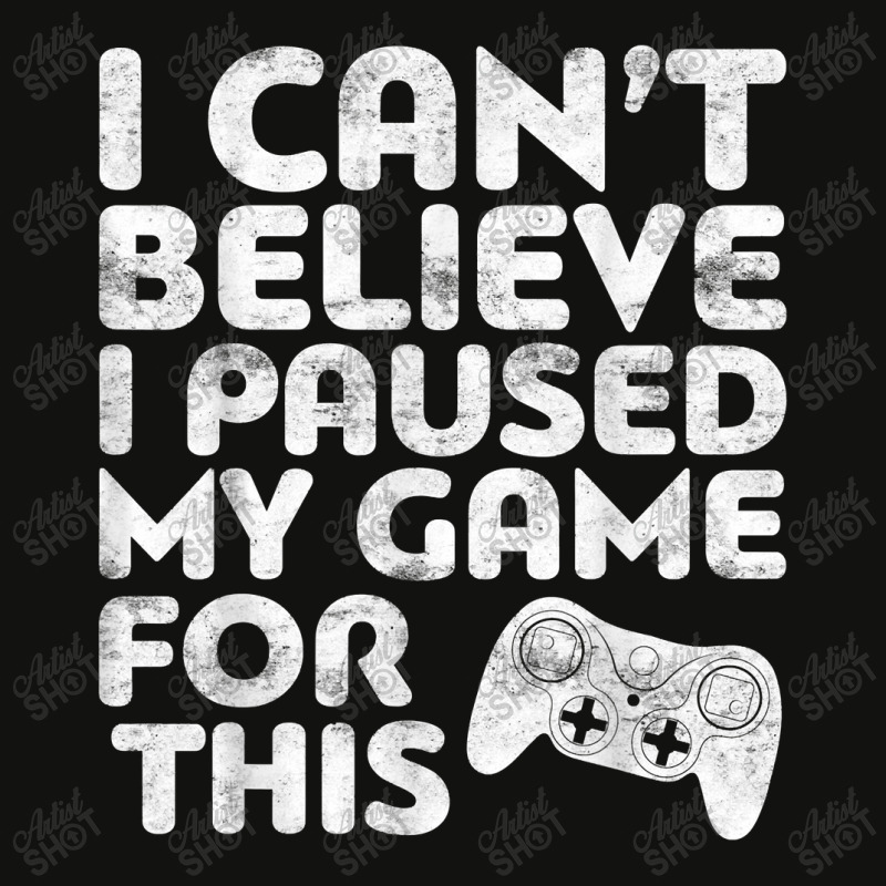 I Can't Believe I Paused My Game For This Scorecard Crop Tee by ArtistJasmin | Artistshot