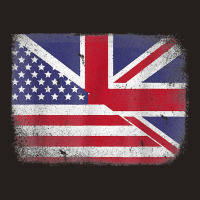 British American Flag Great Britain T Shirt Tank Top | Artistshot